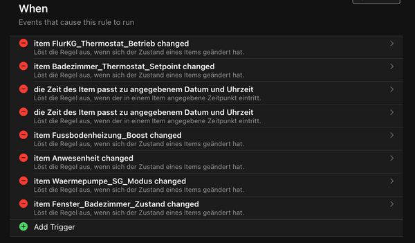 Walldisplay Thermostat Rule 1